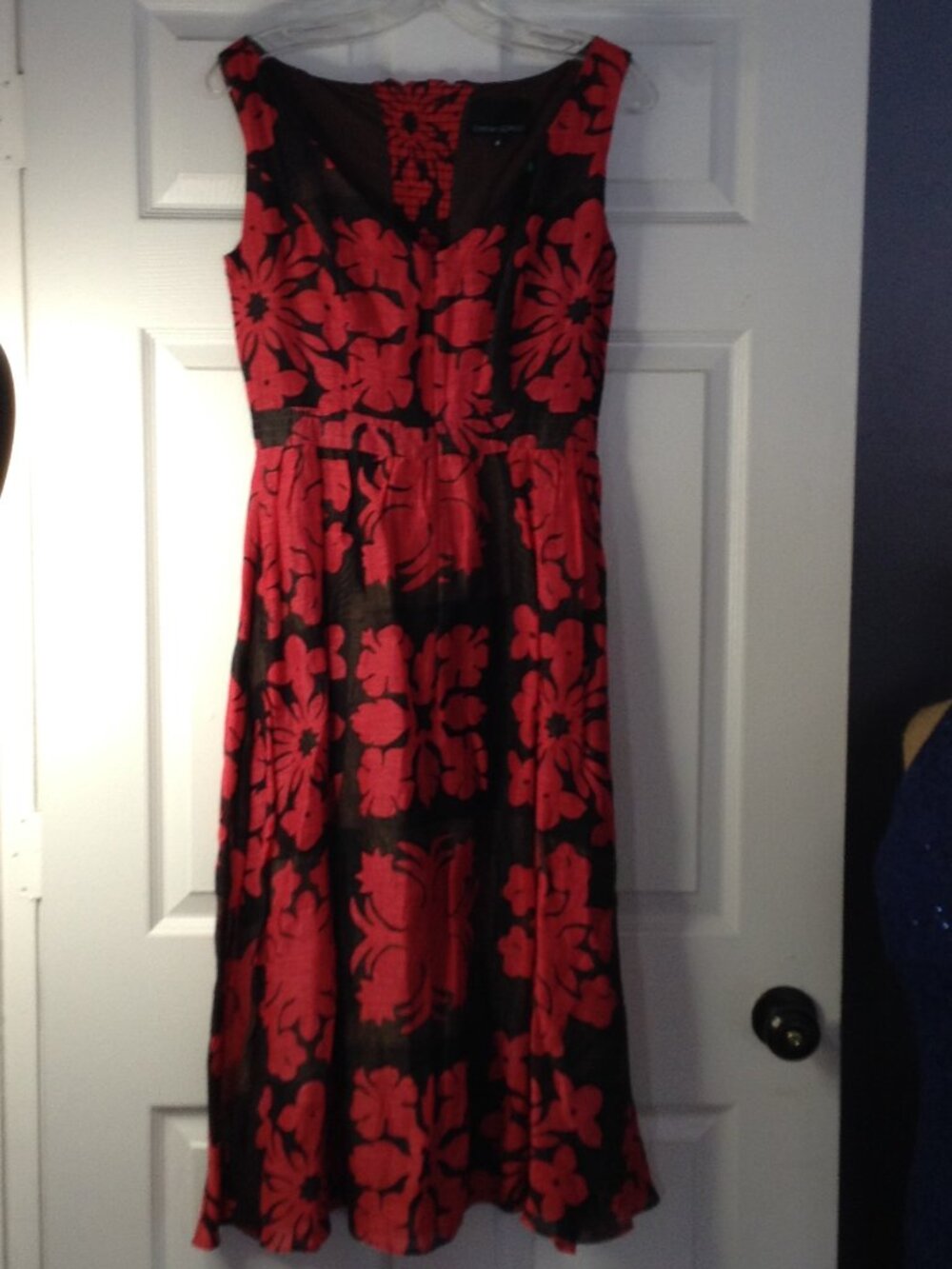 VTG 2000 Cynthia Rowley 6 Sleeveless Silk/Cotton Lined Contemporary Classic Chic